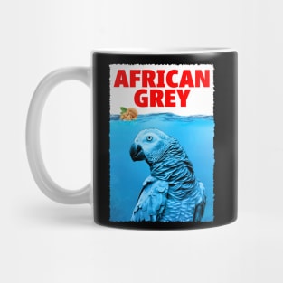 Feathered Favorites Trendy Tee for Those Who Cherish African Greys Mug